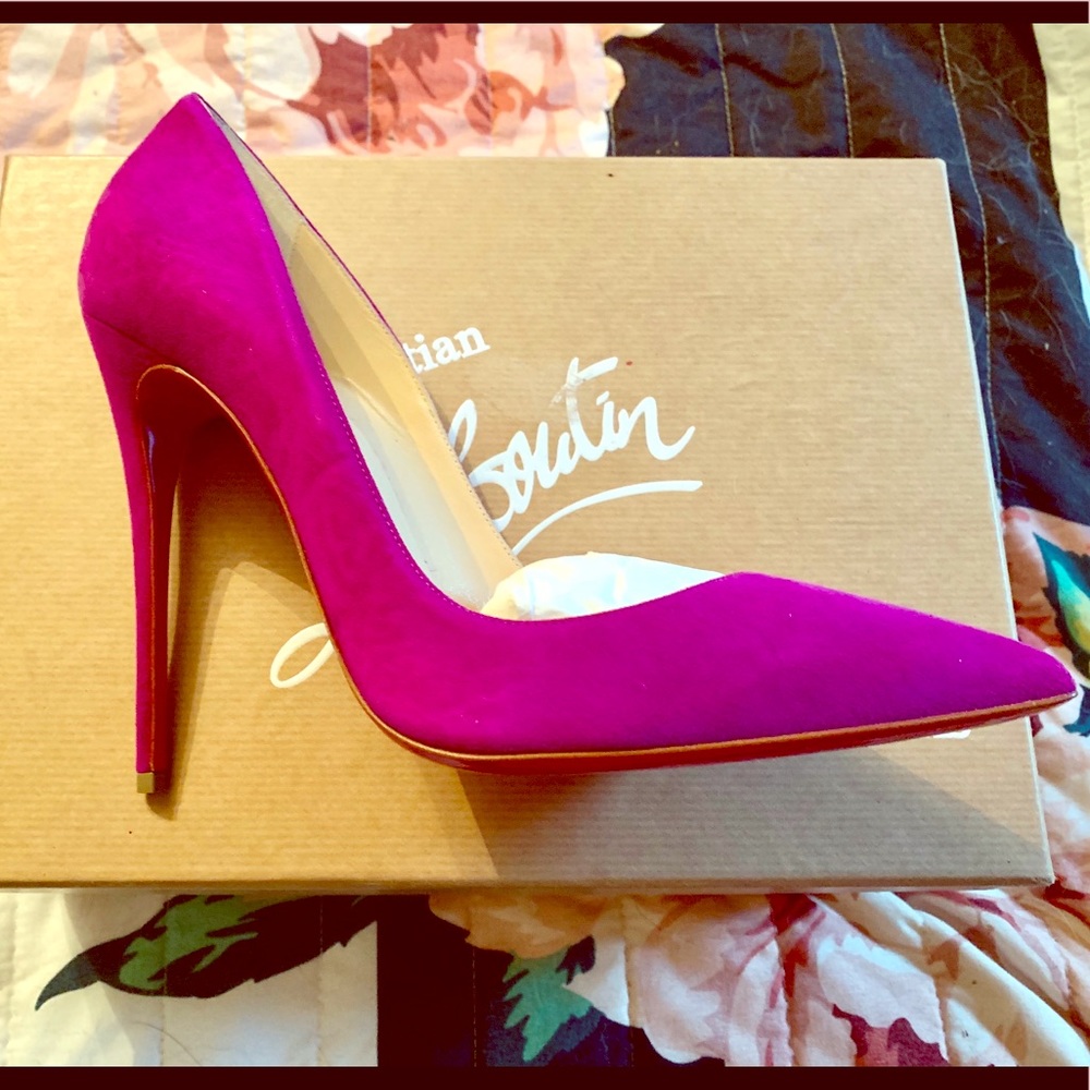 Christian Louboutin So Kate Magenta Pumps